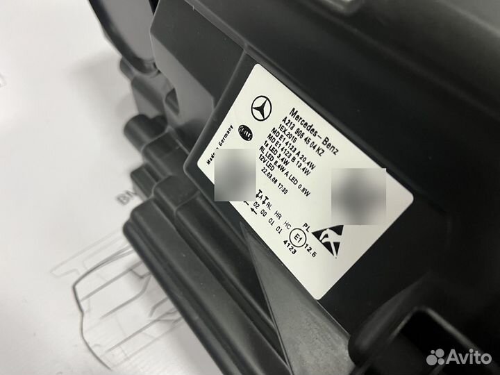 Комплект переднией оптики Mercedes W213 E213