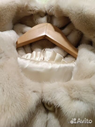 Шуба норковая с капюшоном 42 44