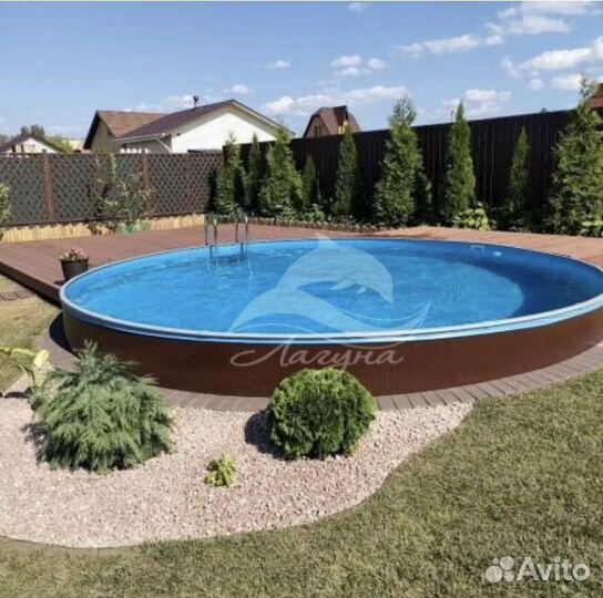 Круглый бассейн 4,57 х 1,25 м в наличии