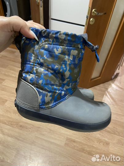 Crocs утепленные сапоги