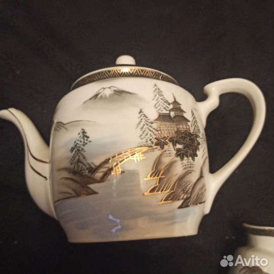 Сервиз, чайник, чашки/все в описании