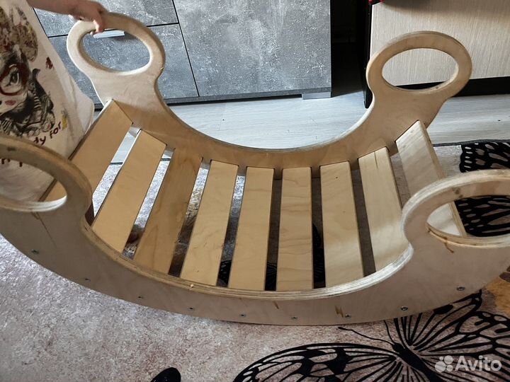 Детская горка качалка