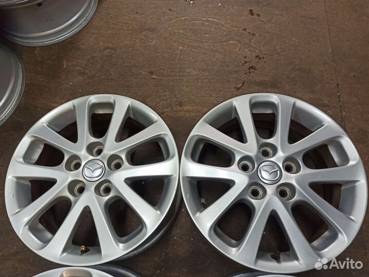 Диски 16 5х114,3 ET52,5 оригинал Мазда из Японии