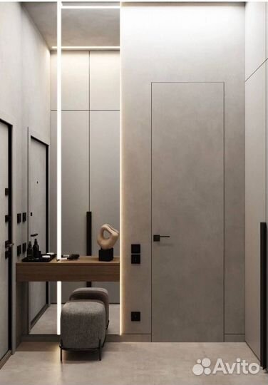 Скрытые двери invisible межкомнатные