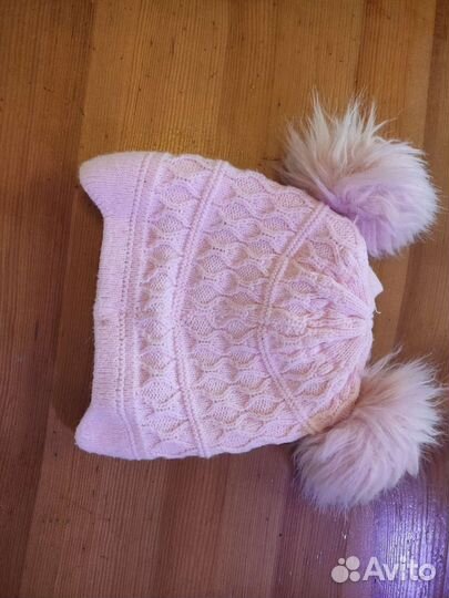 Шапка без завязок 2 года