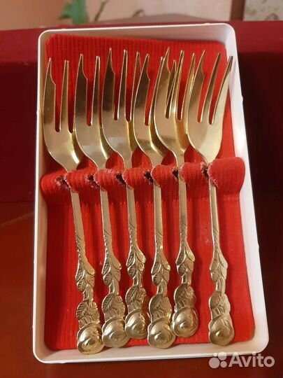 Вилки винтажные для десерта 80-х годов