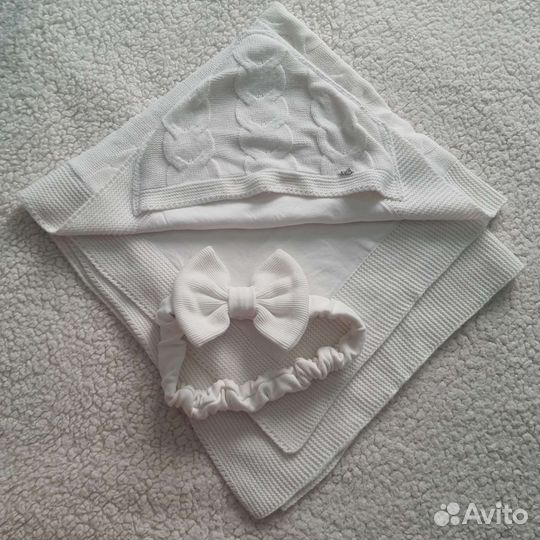 Вязаный конверт на выписку