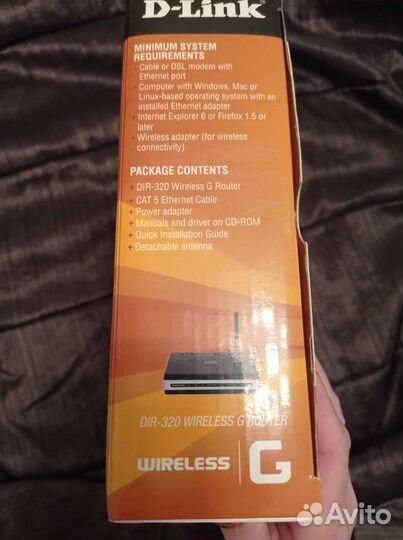 Wi-fi роутер D-link Dir-320