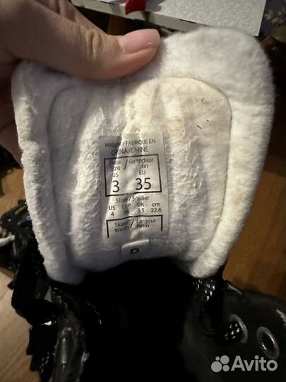 Коньки хоккейные ccm 35 размер