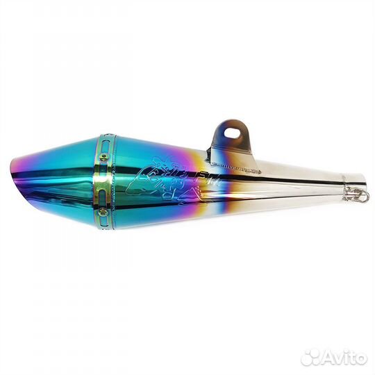 Универсальный прямоточный глушитель 400*100mm