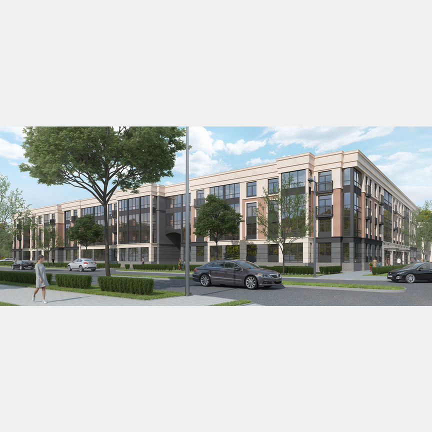 1-к. квартира, 39,4 м², 2/4 эт.