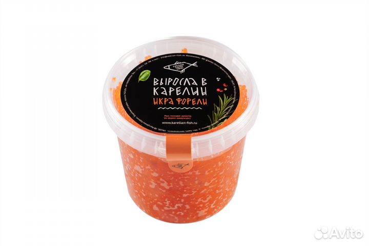 Красная икра форели