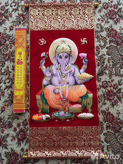 Настенное панно индийский слон Буддизм