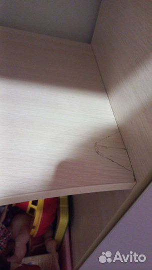 Детская кровать чердак со столом и шкафом бу