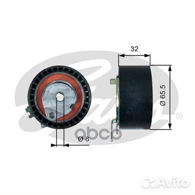 Ролик натяжителя ремня грм renault/ nissan gate
