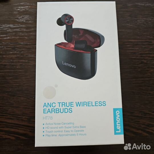 Беспроводные наушники lenovo ht78