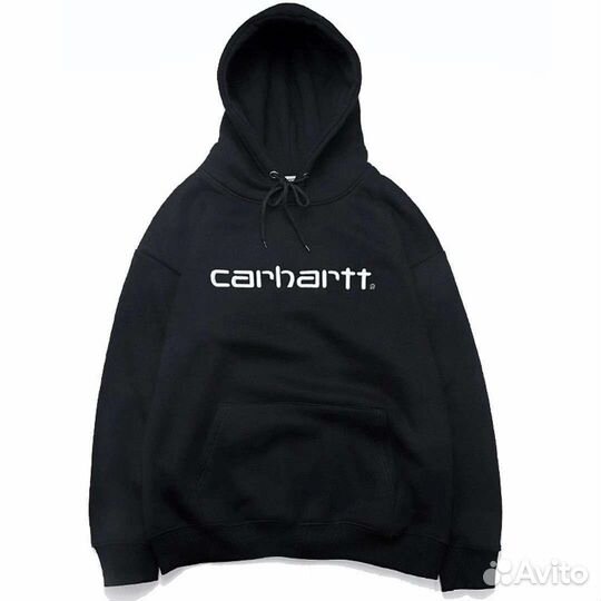 Худи Carhartt white brnd Черное