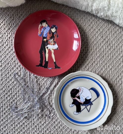 Набор декор тарелок Евангелион