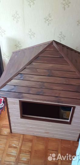 Детский игровой домик, деревянный