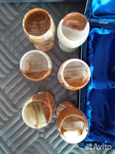 Набор фужеров из оникса