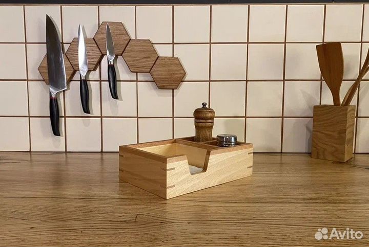 Салфетница с отделом для специй