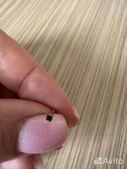 Пирсинг в нос новый золото 585