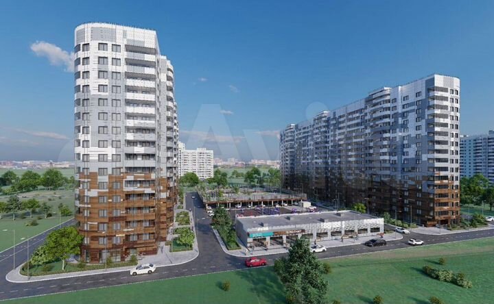 Квартира-студия, 22,3 м², 13/16 эт.