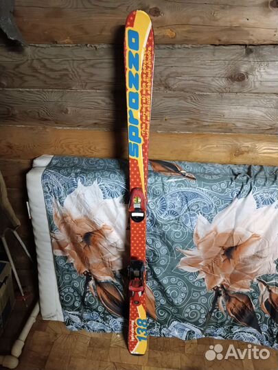 Горные лыжи детские, палки