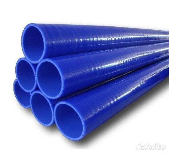 Шланг силиконовый - 70мм (1м/синий)