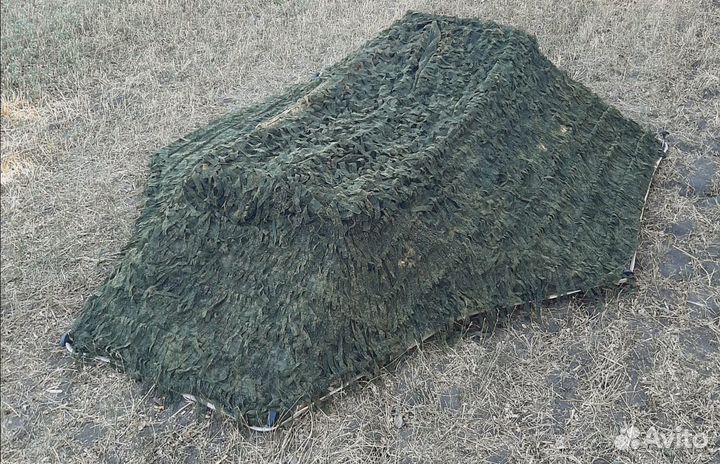 Чехол маскировочный на скрадок с бахромой