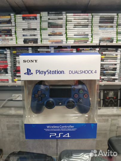 Dualshock4 Midnight Blue New + Наушники Samsung