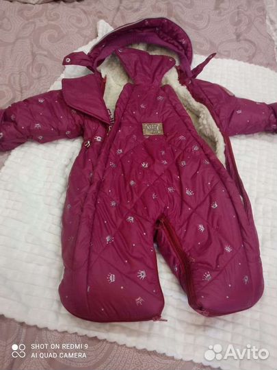Зимний комбинезон для девочки