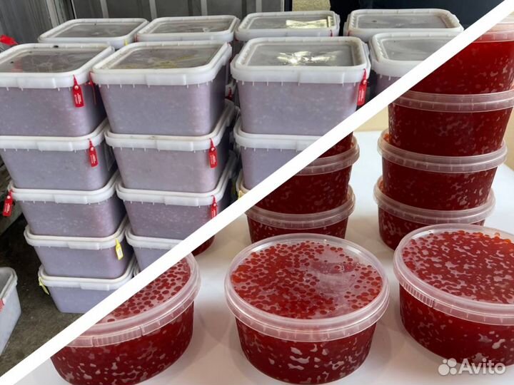 Красная икра Нерка, Кета, Горбуша, Кижуч
