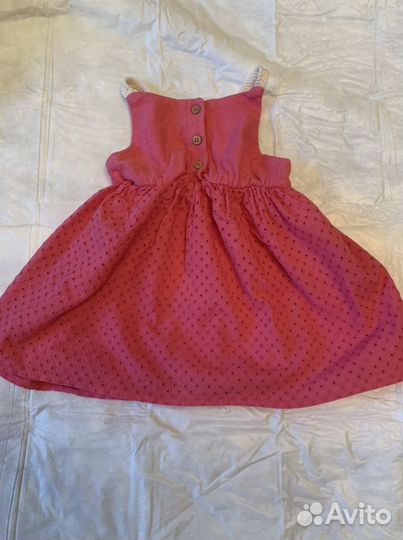 Вещи пакетом на девочку (платье Zara), р. 68-74