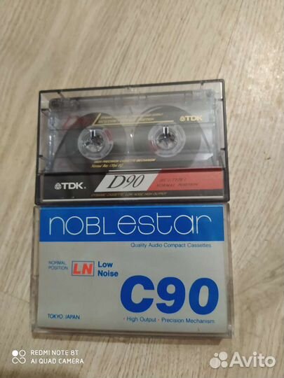 Аудиокассета TDK D90. Noblestar C90