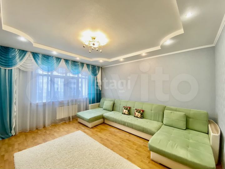 3-к. квартира, 73,4 м², 3/6 эт.