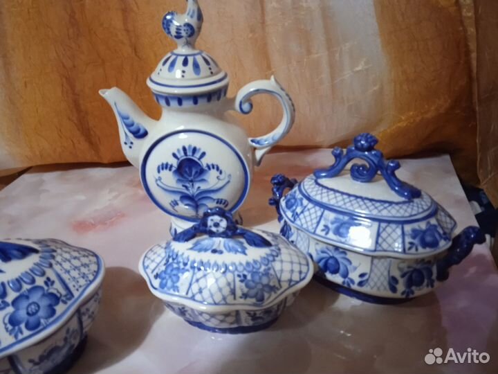 Посуда гжель (СССР)