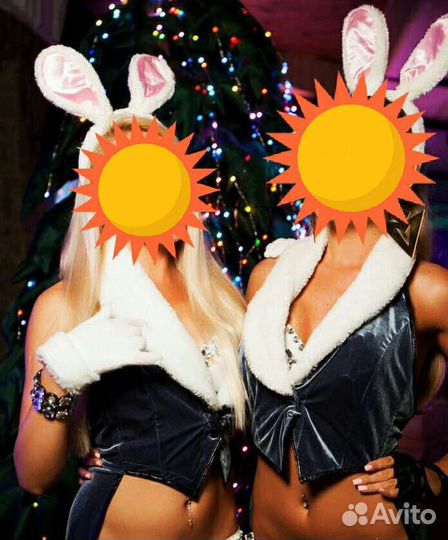 Костюм для гоу-гоу, костюм зайчика