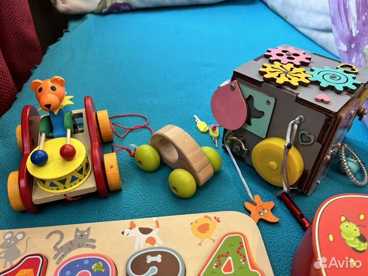 Развивающие игрушки деревянные
