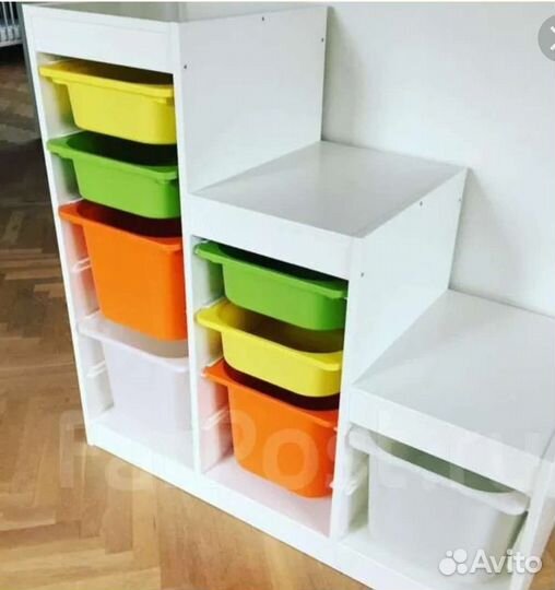 Стеллаж IKEA Труфаст деревянный