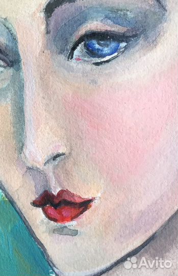 Картина по мотивам Модильяни