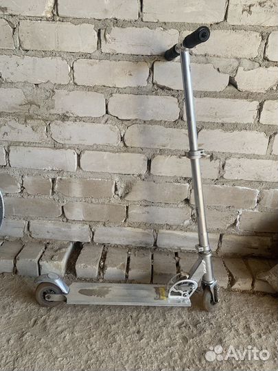 Самокат детский двухколесный складной бу