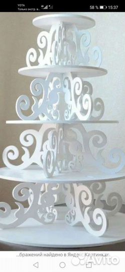 Кенди бар подставки для торта