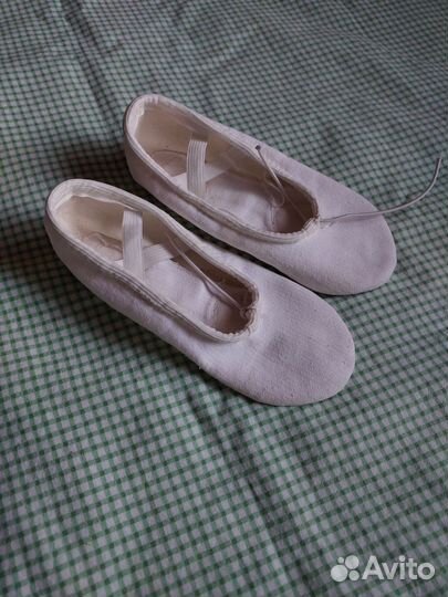 Купальник гимнастический, балетки