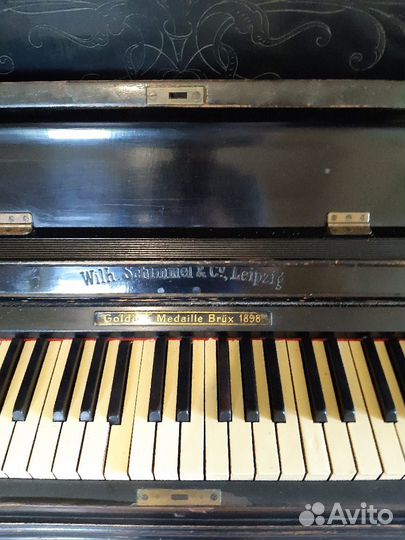 Старинное немецкое фортепиано 1898г