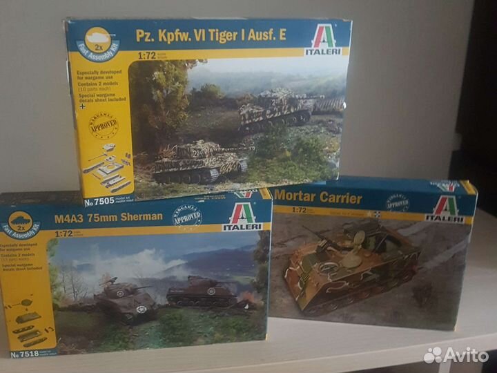 Модель танка 1:72