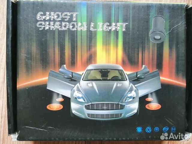 Проекция на двери авто Hundai I-30 с логотипом