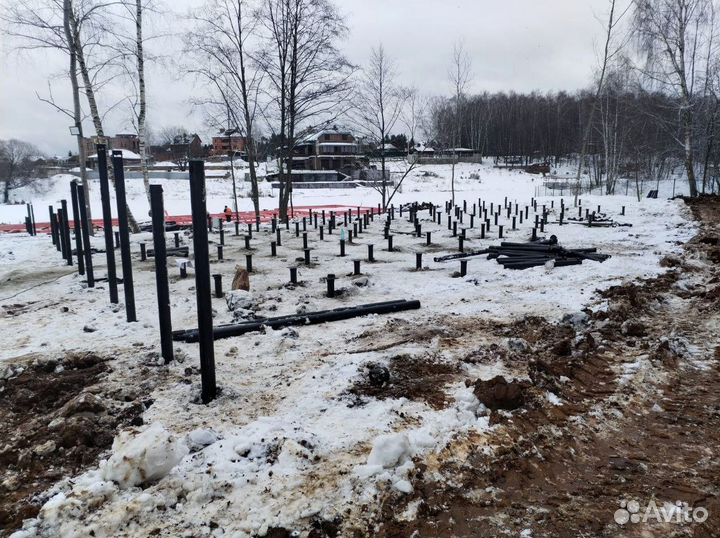 Винтовые сваи под ключ