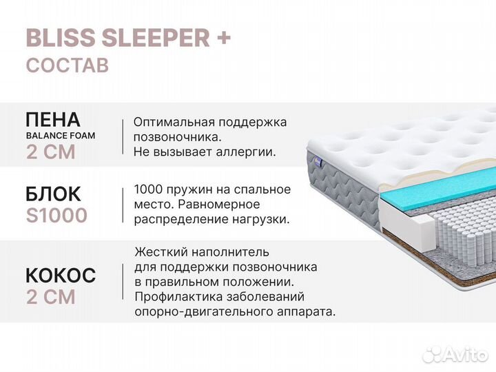 Матрас Bliss Sleeper +