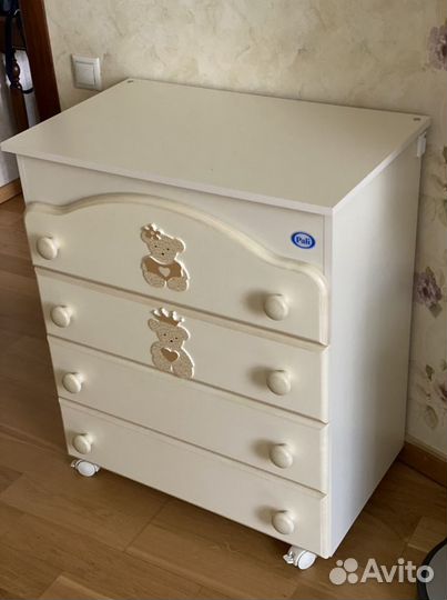 Детская кроватка и комод Pali Capriccio